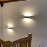 peinture et crepi cage d'escalier a la joux