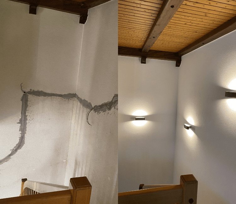 renovation cage d'escalier a la joux