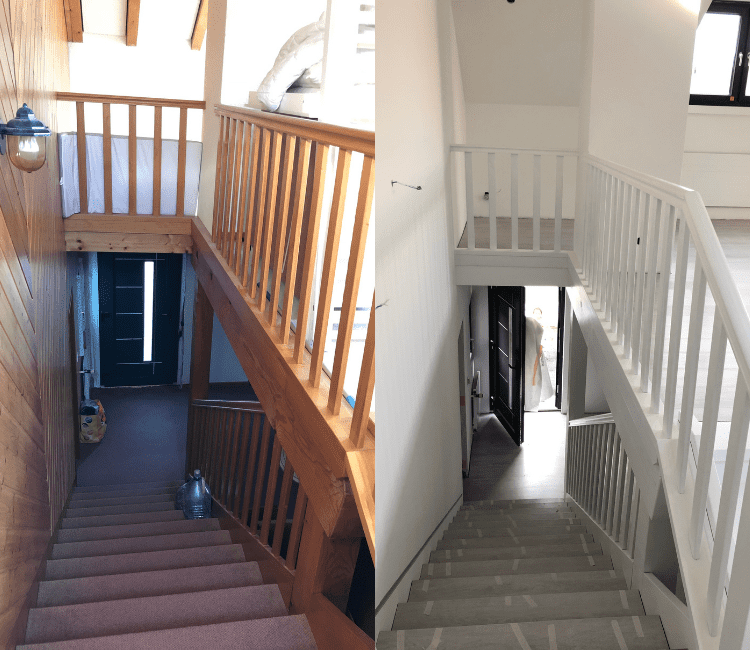 renovation fribourg cage d'escalier